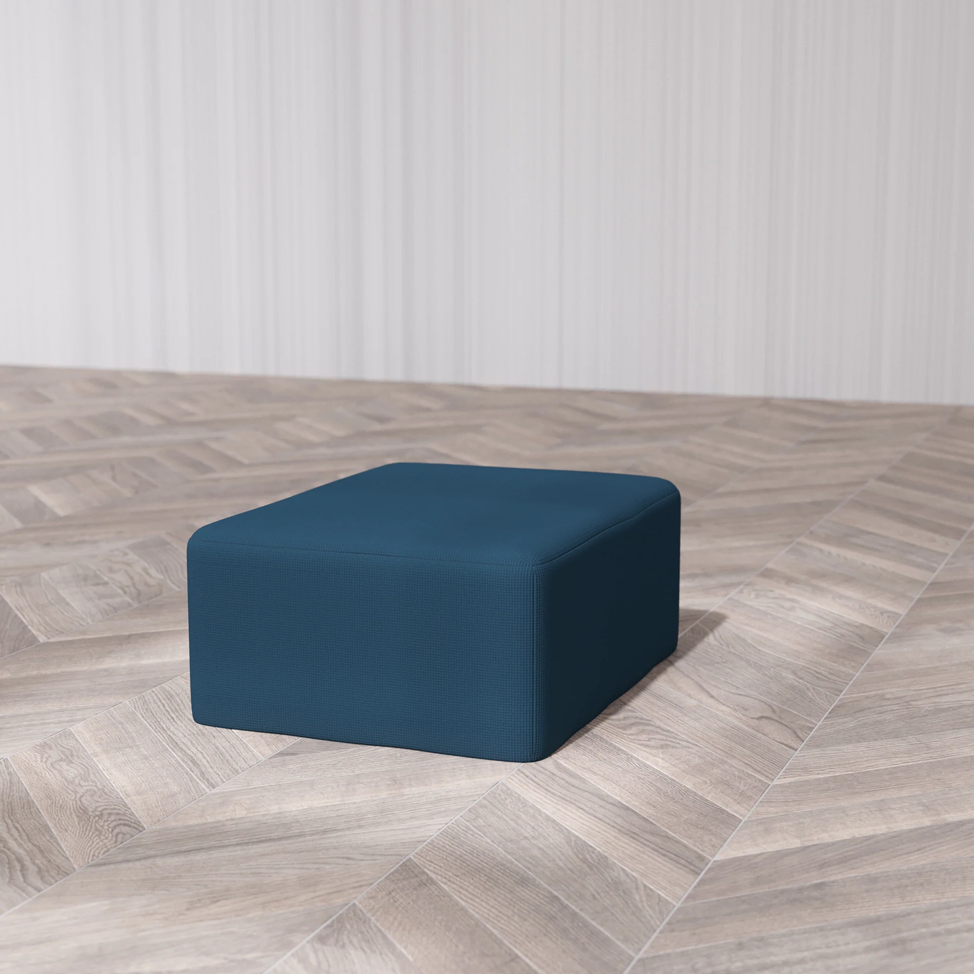Slipcover Only - Modular Washable Chaise Ottoman in Lazuli - Image 7