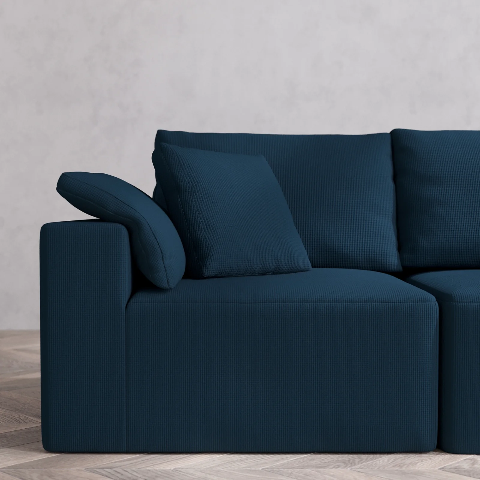 Washable Cloud Pillow 18 x 18 | Arden Weave in Lazuli